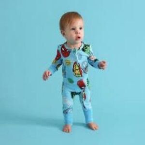 Posh Peanut MARVEL HEROES CONVERTIBLE ONE PIECE - 12-18 MONTHS / BLUE